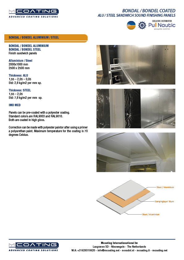 MCoating | BONDAL | BONDEL COATED