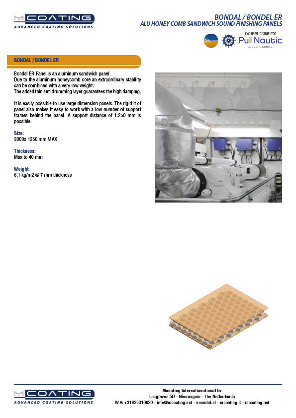 MCoating | BONDAL / BONDEL ER